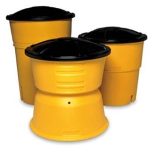 Baril inertiel atténuateur d'impact 1400lb avec couvercle