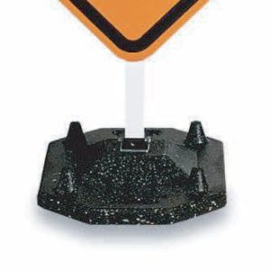 Support Phoenix peint poudre blanc pré-persé, plaque et base 32 lbs