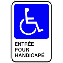 Entrée pour handicapé
