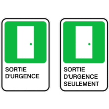Sortie d'urgence