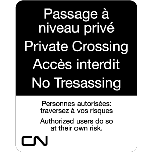 Passage à niveau privé