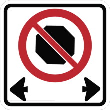 NO STOPPING