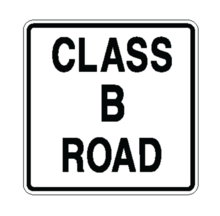 CLASS B ROAD