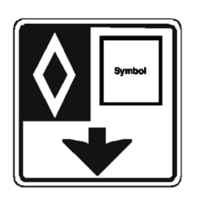 RESERVED LANE - One vehicle class, overhead, no days and times