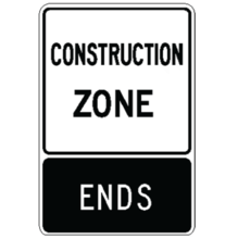 CONSTRUCTION ZONE ENDS