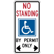 DISABLED STANDING EXEMPTION