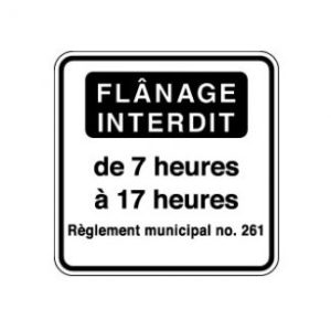 Flânage interdit