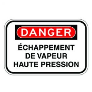Échappement de vapeur