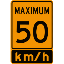 MAXIMUM SPEED ADVISORY