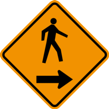 PEDESTRIAN DIRECTION RIGHT