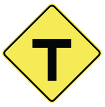 T-INTERSECTION - UNCONTROLLED