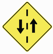 TWO-WAY TRAFFIC AHEAD