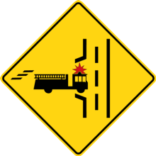 FIRE TRUCK ENTRANCE LEFT