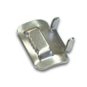 Boucles d'attache acier inoxydable BAND-IT de 3/4" de large.