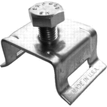 Attaches évasées universelles en acier inoxydable 1/2"