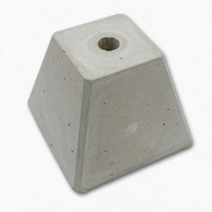 Base béton pyramidale 165 lb (BD-75)