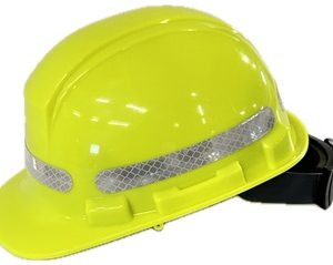 Casque signaleur fluo