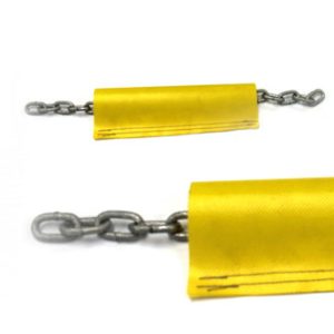 Enveloppe jaune pour chaîne