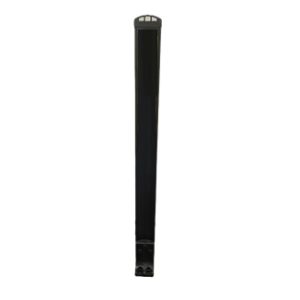 Balise noire 4'' pour piste cyclable vierge sans bande balise sans base-SIGNO
