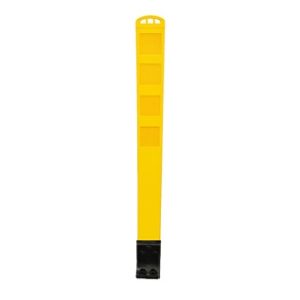 Balise JAUNE 4'' piste cyclable 4 bandes jaunes-MODEL SIGNOPLUS (sans ancrage)