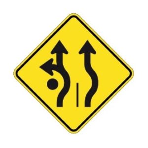 Signal avancé de direction des voies