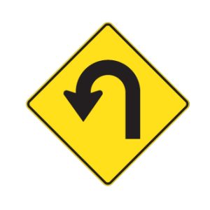 Virage à gauche, 180°