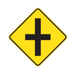 Intersection en croix