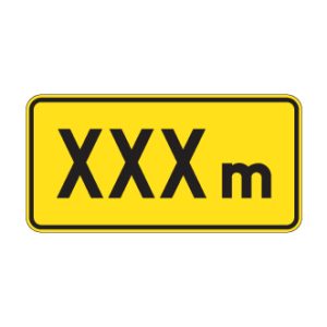 Panonceau de distance