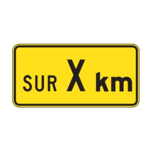 Panonceau d'étendue