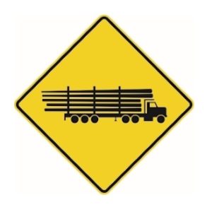 Passage pour camions de bois en longueur (grumiers)