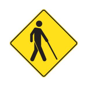 Signal avancé de passage pour personnes atteintes de déficience visuelle