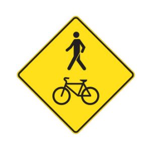 Signal avancé de passage pour piétons et pour bicyclettes