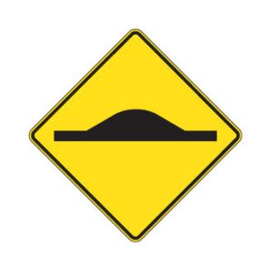 Présence d'un dos d'âne