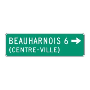 Direction de municipalité et distance avec centre-ville