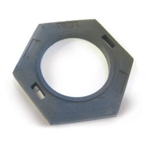 Pesée hexagonale en caoutchouc de 30 lb avec poignée pour T-RV-7