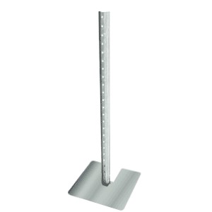 Pied de balise de 120 po. avec base de 16" x 16" non peint