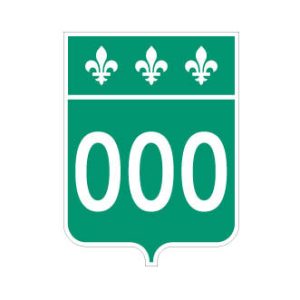 Identification de route numérotée