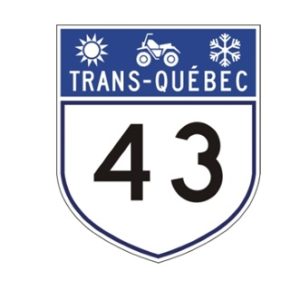 Identification d'un sentier Trans-Québec