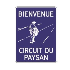 Identification de la route ou du circuit touristique