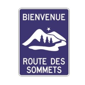 Identification de la route ou du circuit touristique