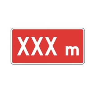 Panonceau de distance