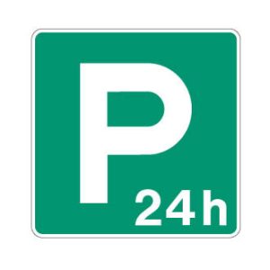 Aire de stationnement 24 heures