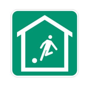 Terrain de soccer intérieur