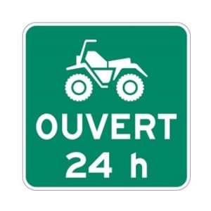 Période d'ouverture : sentier sans restriction de temps