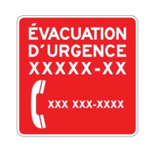 Évacuation d'urgence
