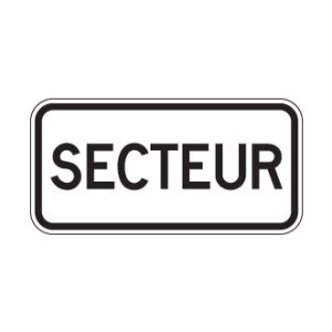 Panonceau Secteur