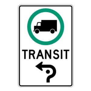 Trajet obligatoire pour les camions circulant en transit