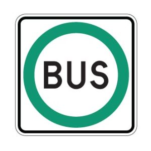 Trajet obligatoire pour autobus