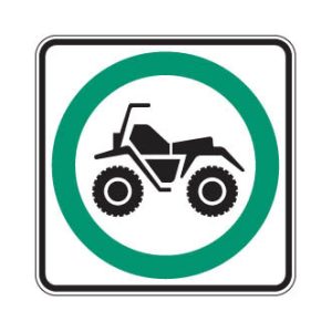 Trajet obligatoire pour quads