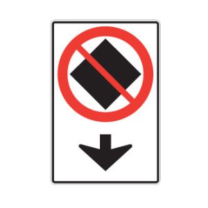 Accès interdit aux véhicules dans une voie